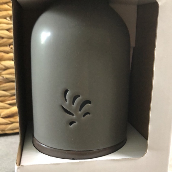 Essential Oil Diffuser Cool Mist Ultrasonic 100ml Lighted Ceramic Gray - Picture 3 of 7